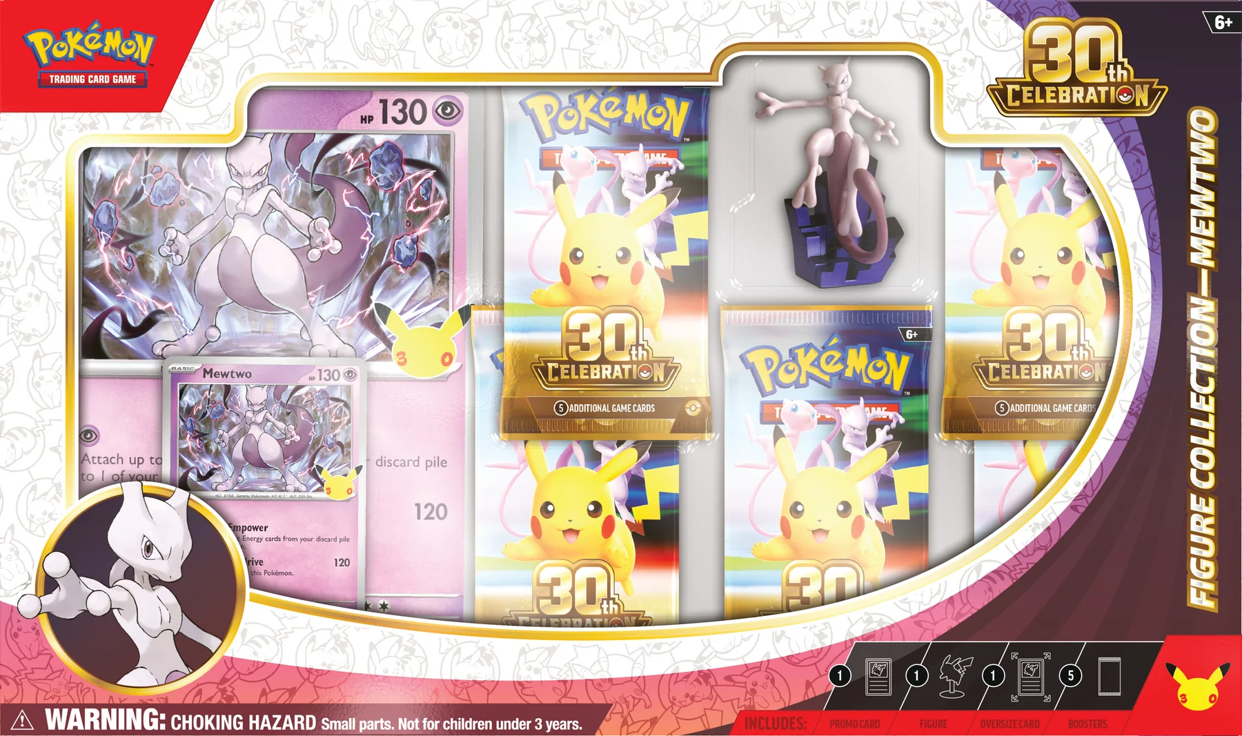 Pokemon TCG: 30th Celebration - Figure Collection  Mewtwo (Ingles)