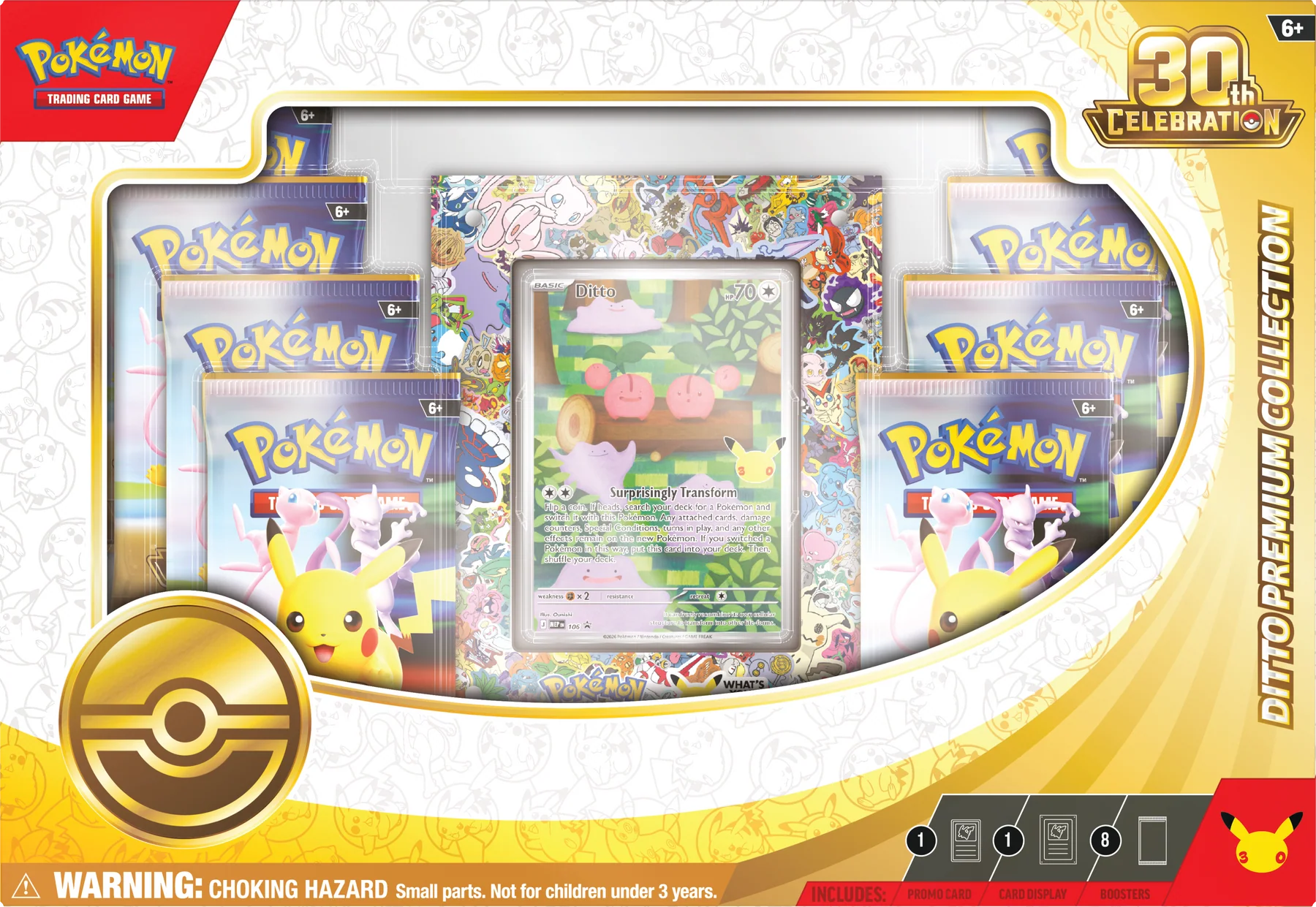 Pokemon TCG: 30th Celebration - Ditto Premium Collection (Ingles)