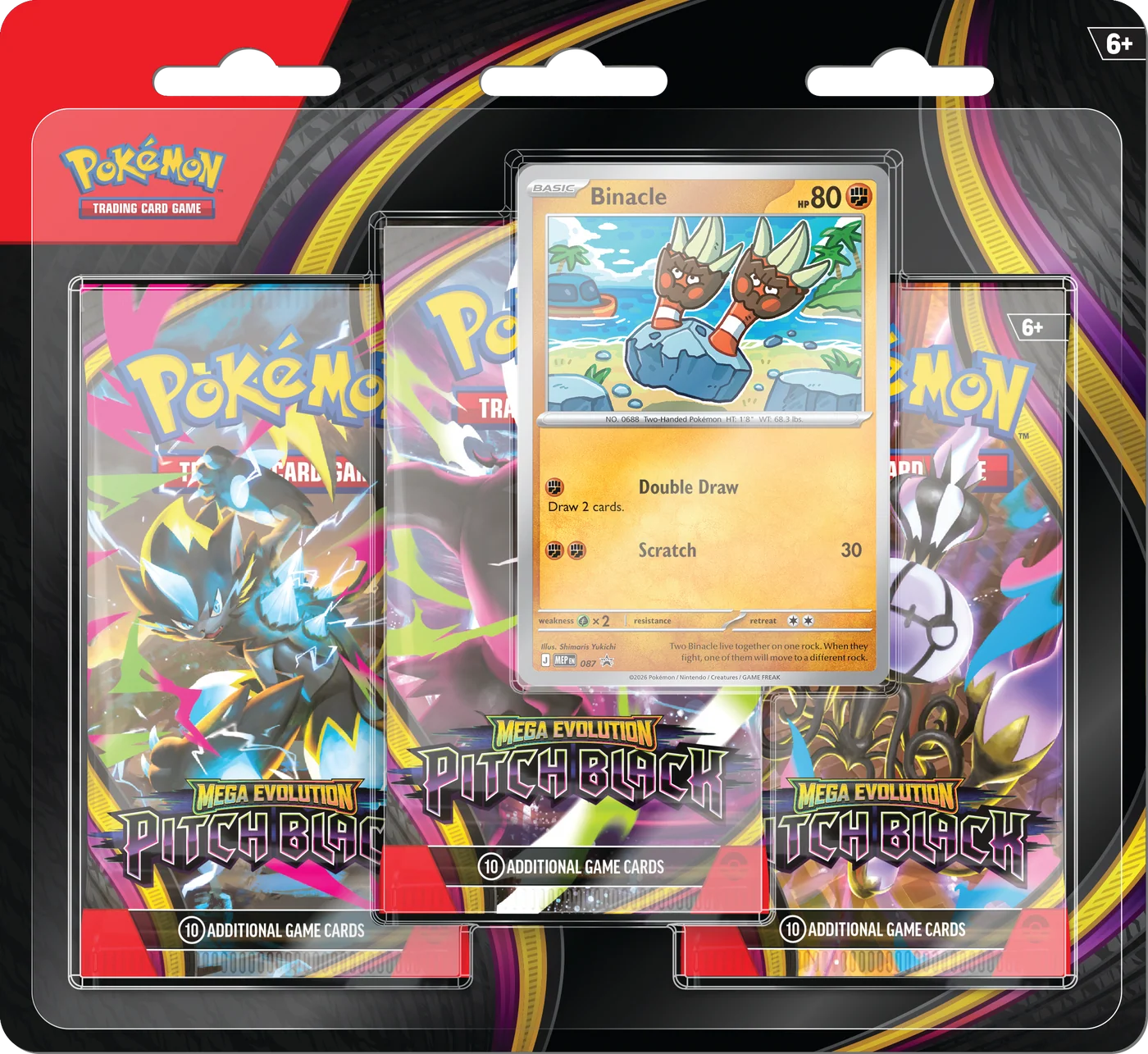Pitch Black - 3-Pack Blister (Ingles)