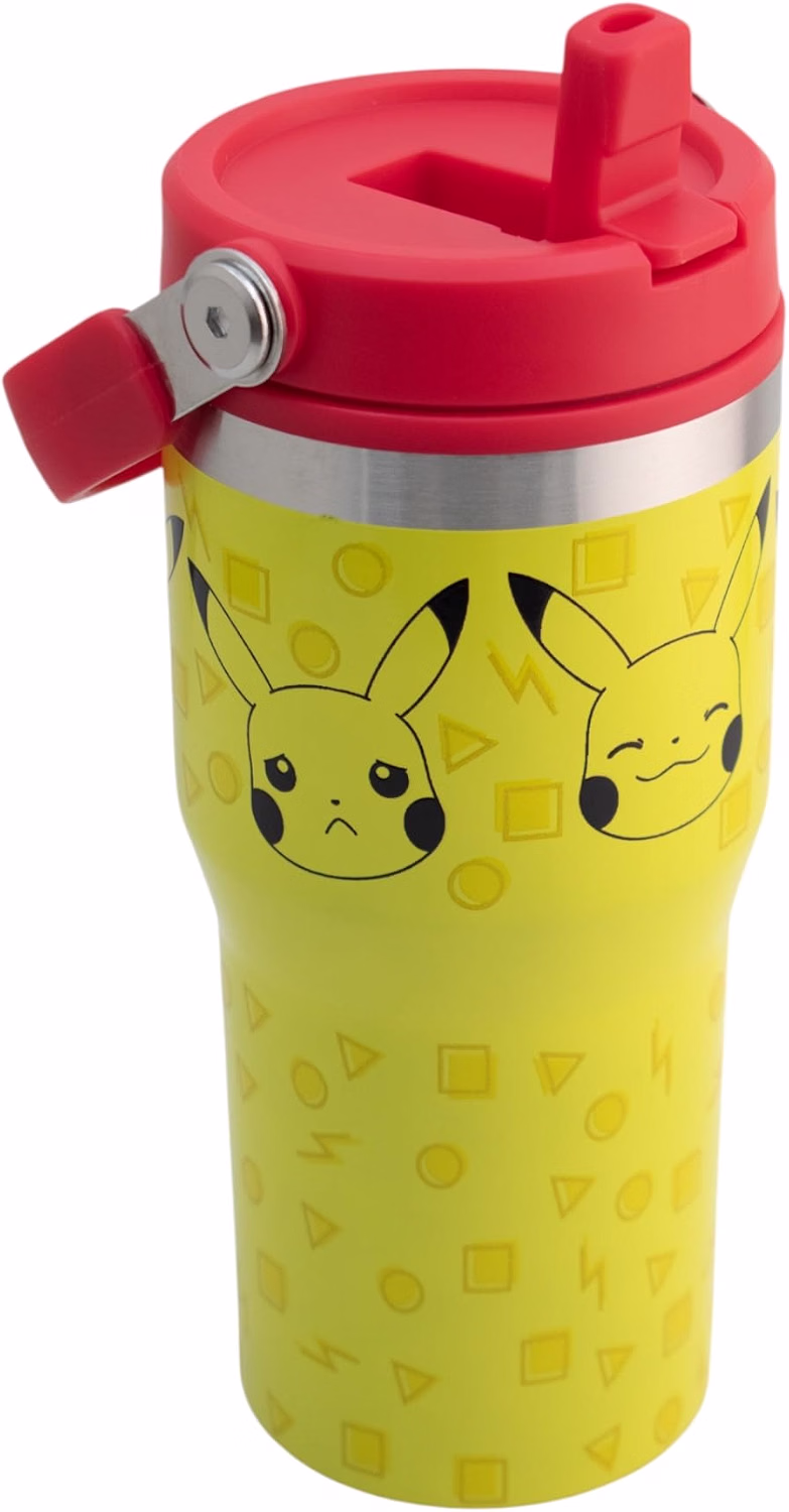 Funkids - Termo doble pared, con asa superior Pokemon 650ML.
