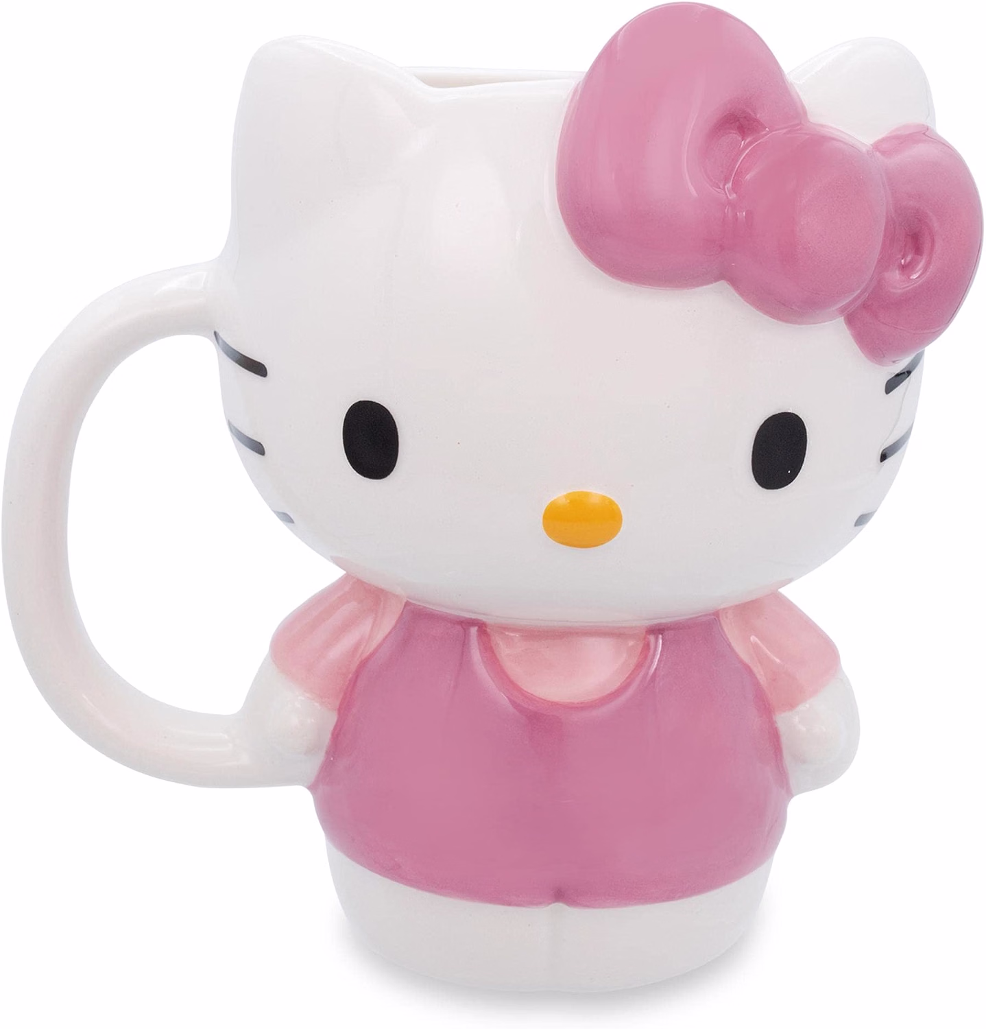 Taza de cerámica esculpida en 3D de Hello Kitty de Sanrio