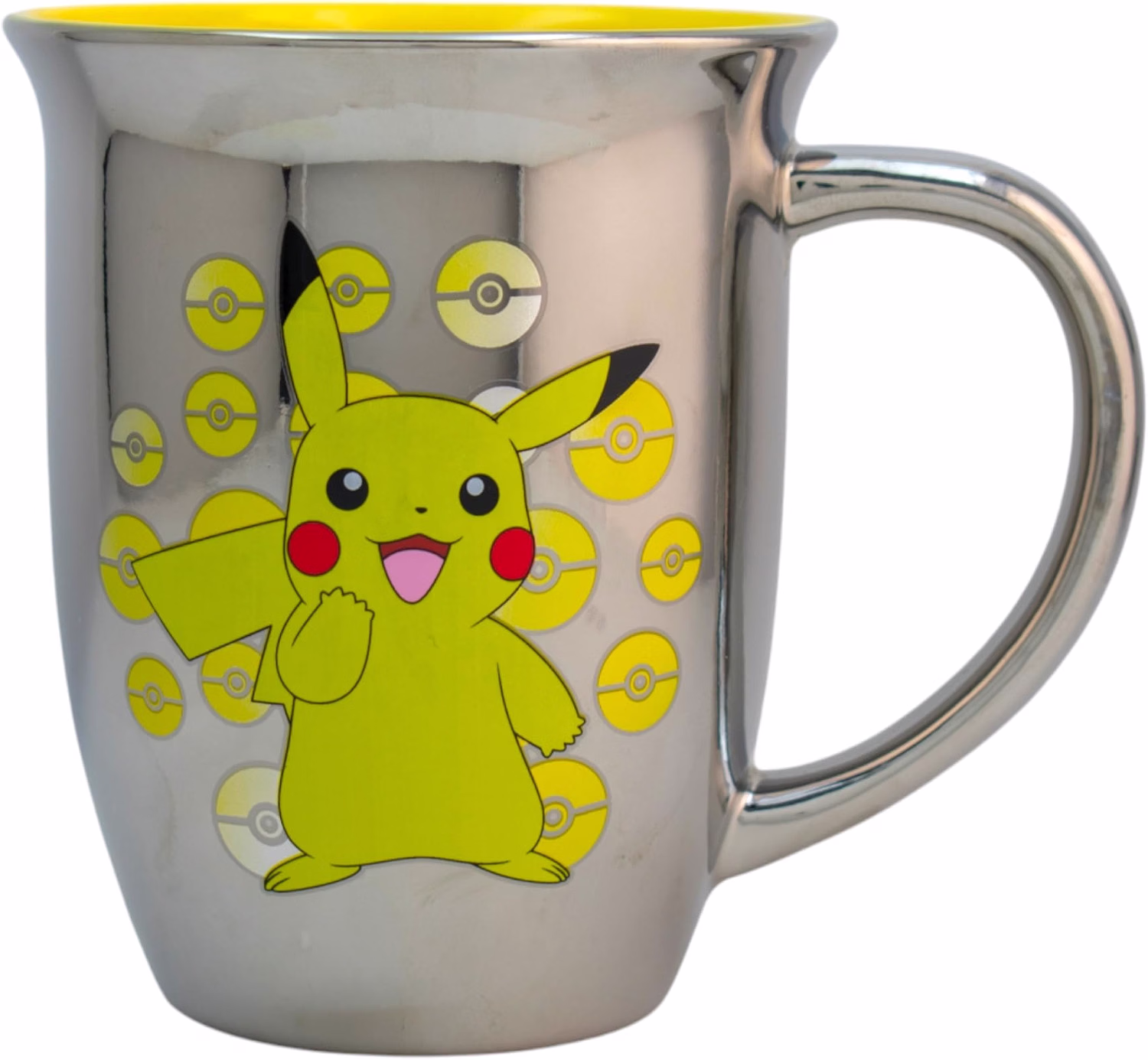Funkids - Taza de cerámica iridiscente Bitono de Pikachu cap. 470ml
